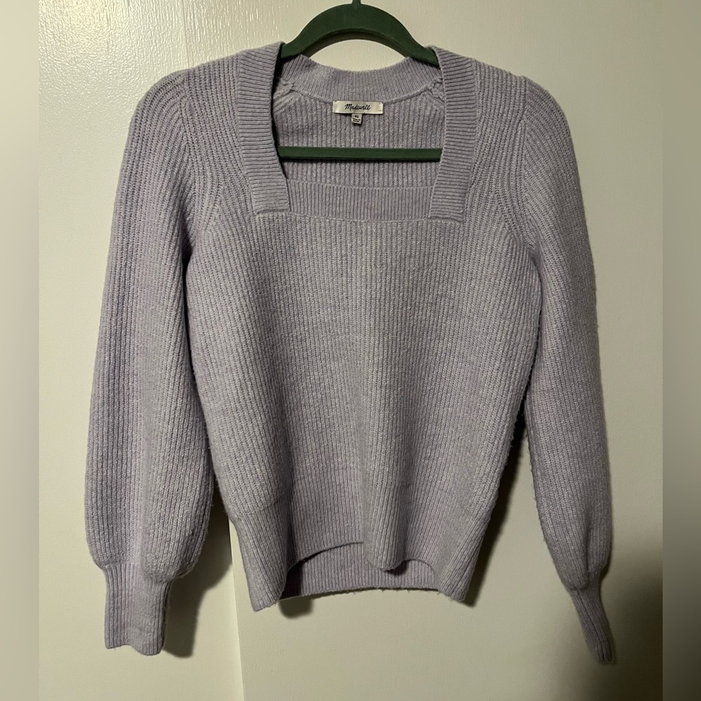 Madewell Purple Sweater- Size XS